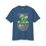 Alien Stoner Tee — “Cosmic High, Stoner Skies” Graphic Cotton Shirt