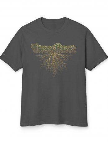 TreesRus2 Roots Graphic Tee — Earthy Nature T-Shirt with Root Illustration