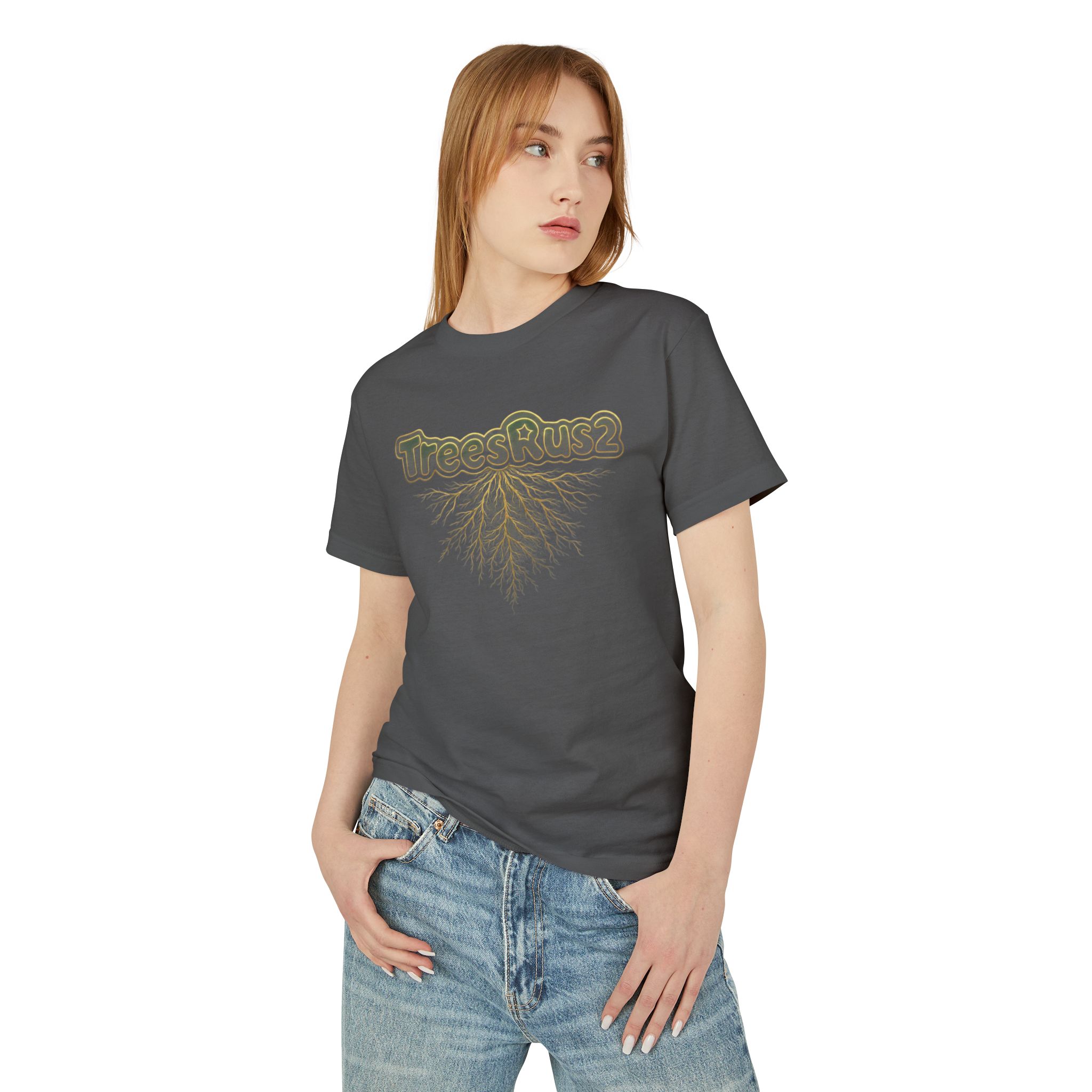 TreesRus2 Roots Graphic Tee — Earthy Nature T-Shirt with Root Illustration - Image 4