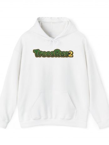 Hoodie — TreesRus2 Retro Green Logo Pullover