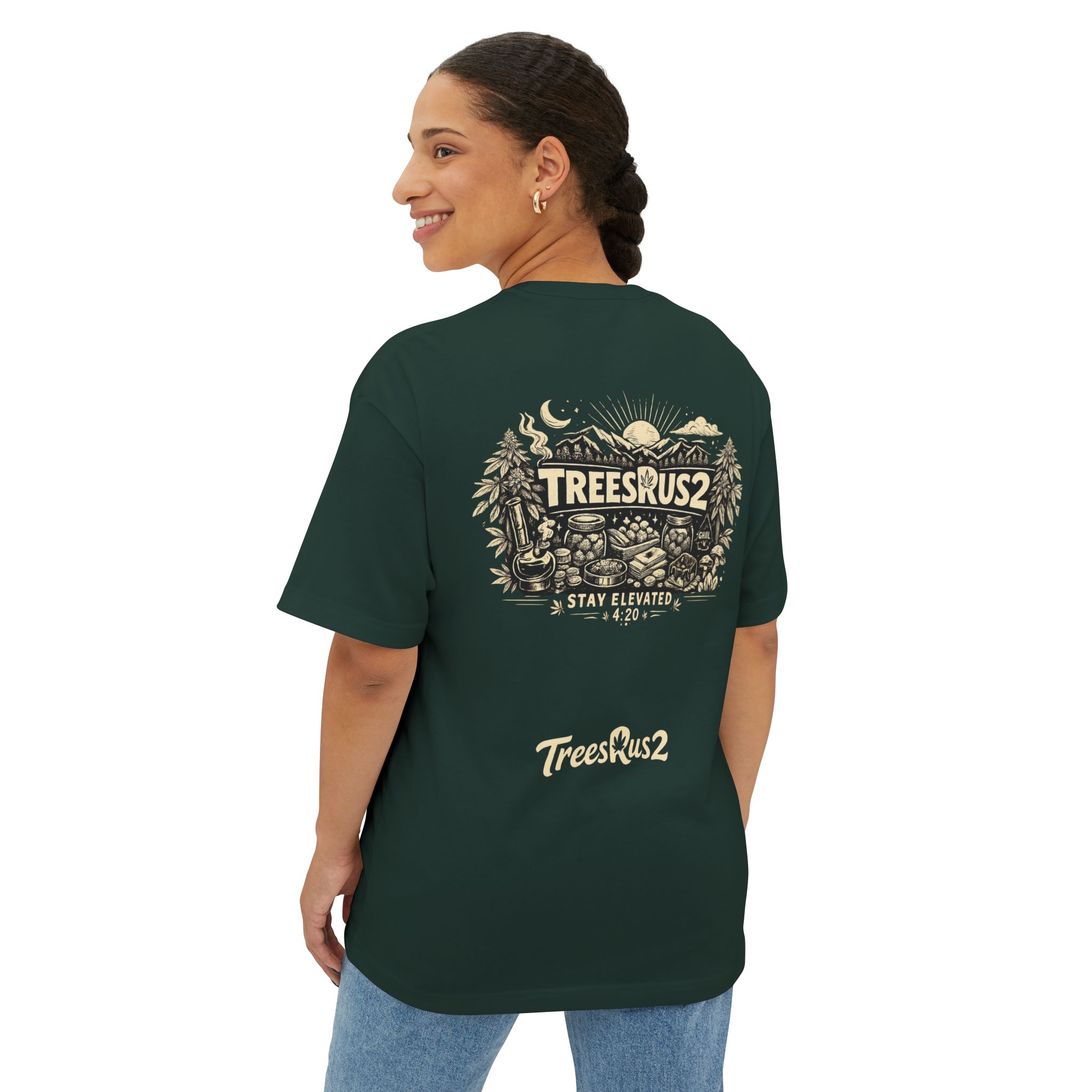 TreesRus2 'Stay Elevated' 420 T‑Shirt - Image 8