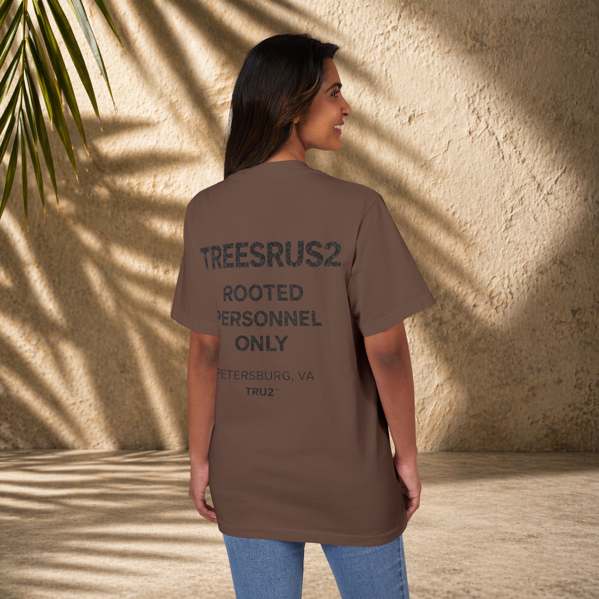 TRU2: Rooted Personnel Only Tee – Garment Dyed - Image 12