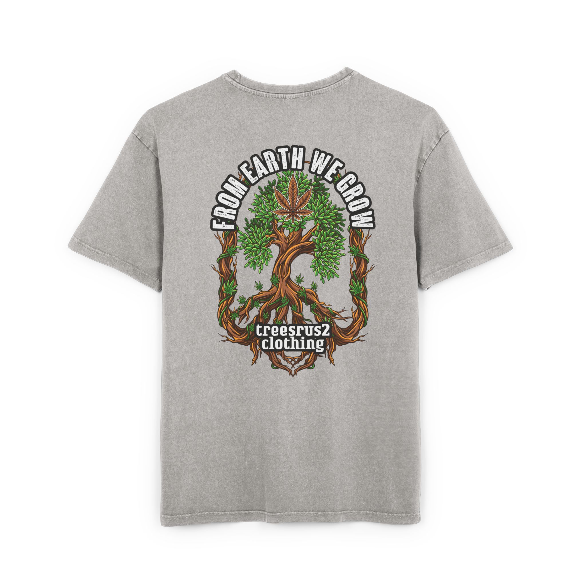 TREESRUS2 Oversized Acid Washed Tee - Image 6