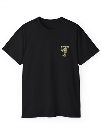 4:20 Cannabis Tee — “It’s 4:20! Stay Elevated” Graphic T-Shirt