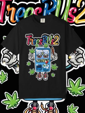 TreesRUs2 Whimsical Vending Machine Graphic T-Shirt
