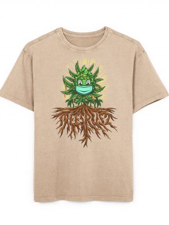 TREESRUS2 Oversized Acid Washed Tee