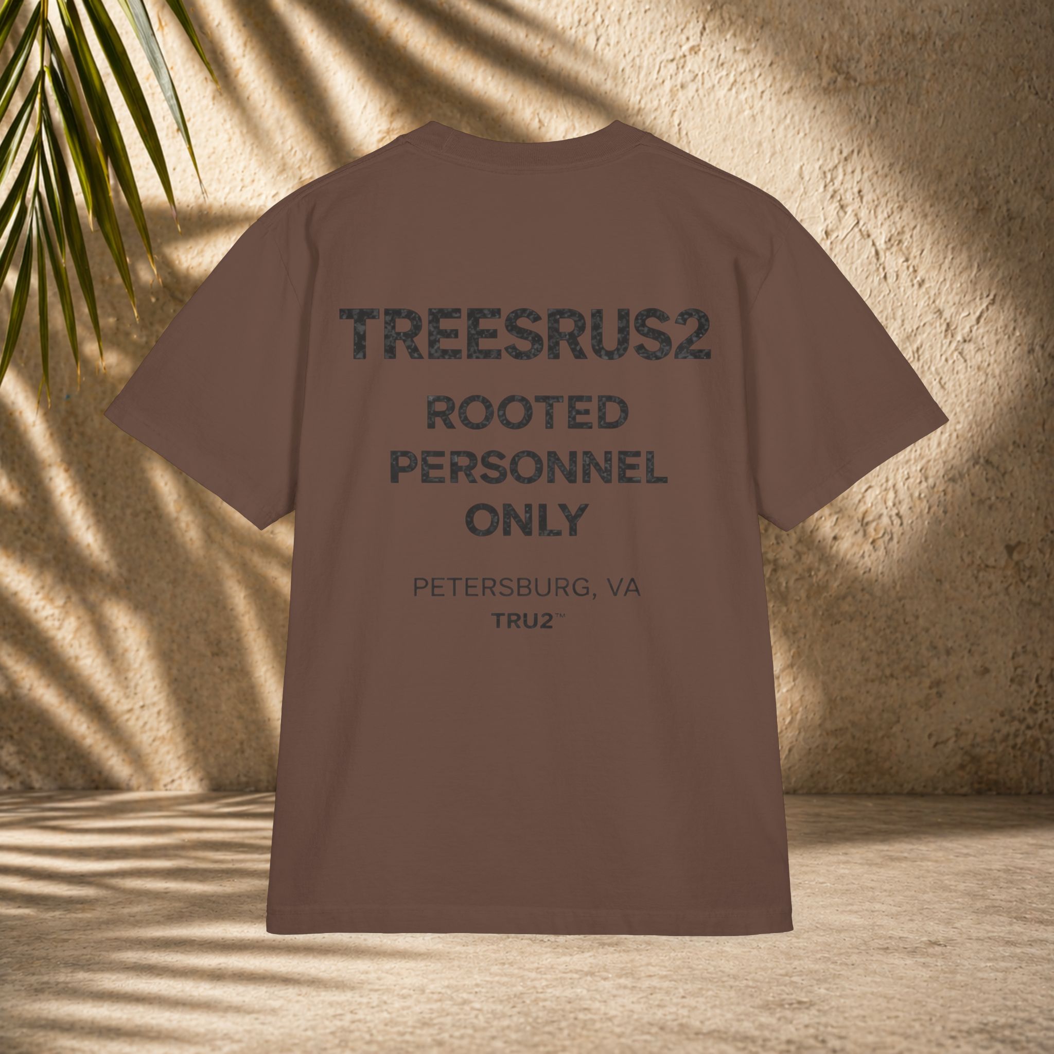 TRU2: Rooted Personnel Only Tee – Garment Dyed - Image 10