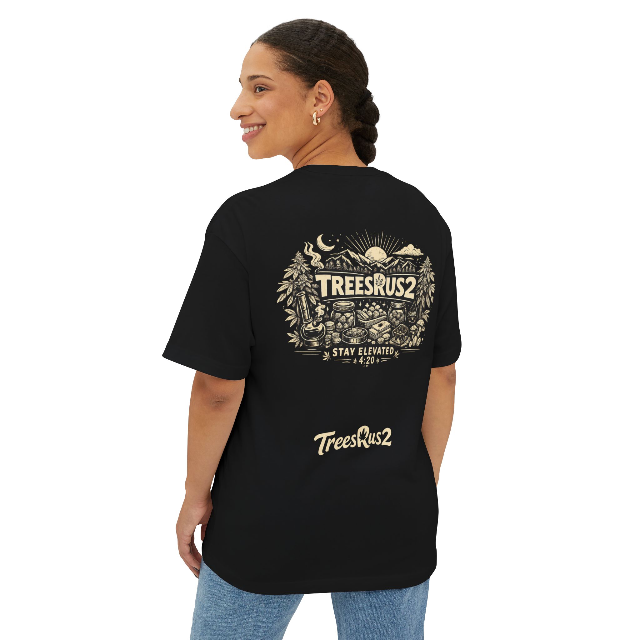 TreesRus2 'Stay Elevated' 420 T‑Shirt - Image 4