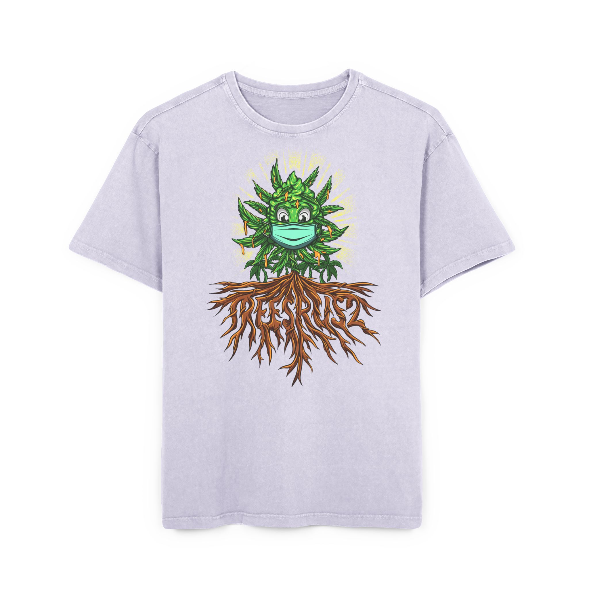 TREESRUS2 Oversized Acid Washed Tee - Image 7