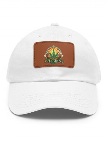 TreesRus2 Leather Patch Dad Hat: Classic Comfort, Elevated Styl