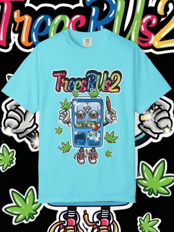 TreesRUs2 Whimsical Vending Machine Graphic T-Shirt