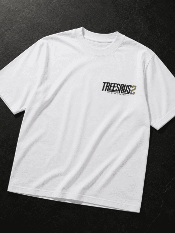 TREESRUS2 Phase Two Men’s Heavyweight Oversized T-Shirt – Stay Rooted Graphic Tee